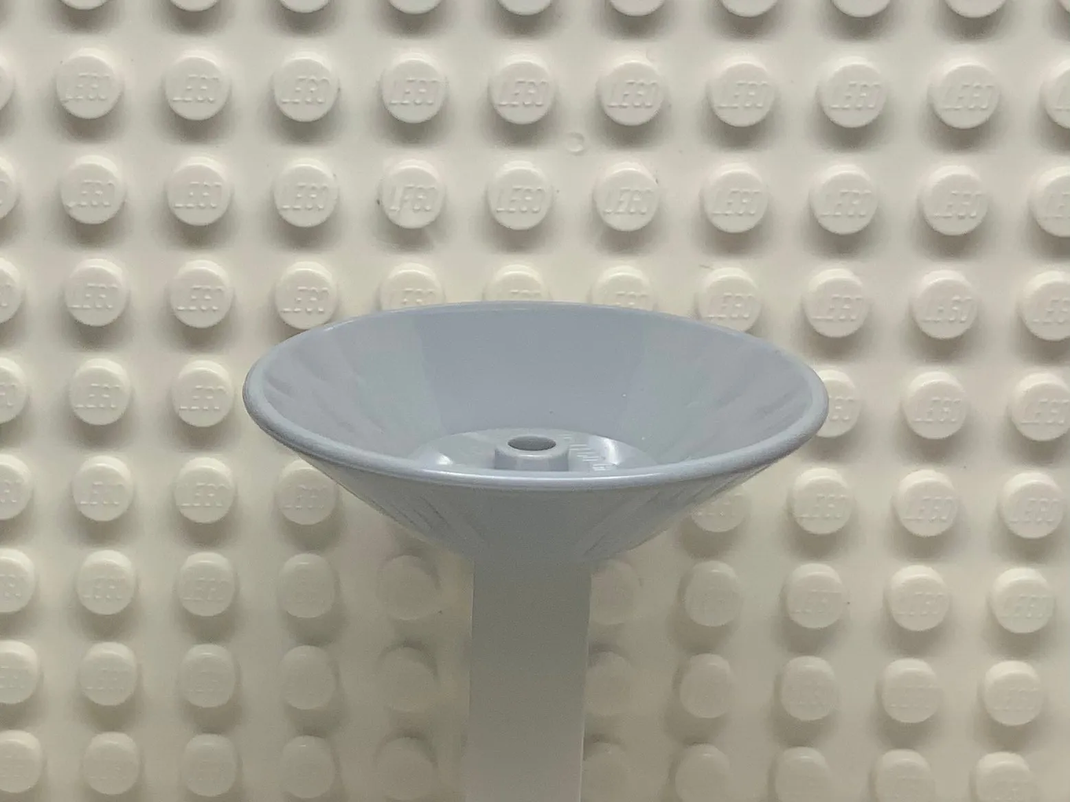5x5 Dish, Lego® Part Number 6942 Light Bluish Gray