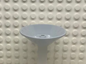 5x5 Dish, Lego® Part Number 6942 Light Bluish Gray