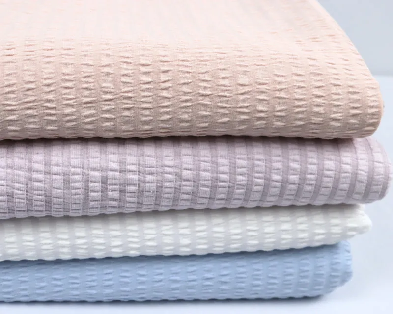 60" 6 Color Cotton/Polyester/Spandex Yoryu Stripe Knit Fabric by the Yard
