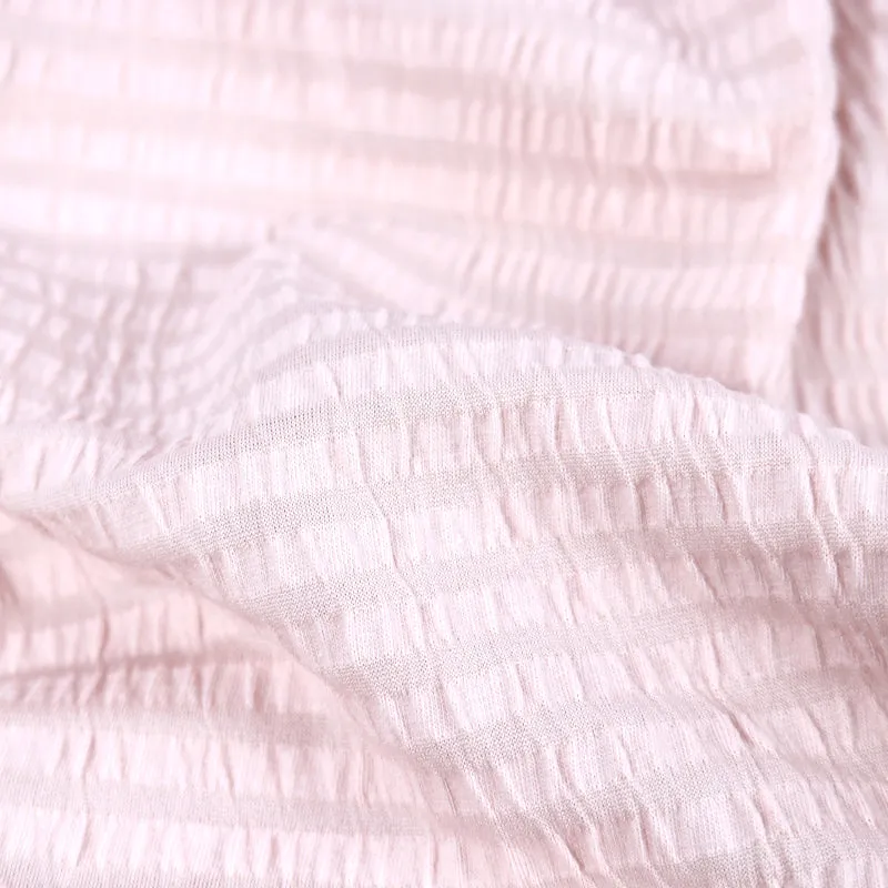 60" 6 Color Cotton/Polyester/Spandex Yoryu Stripe Knit Fabric by the Yard