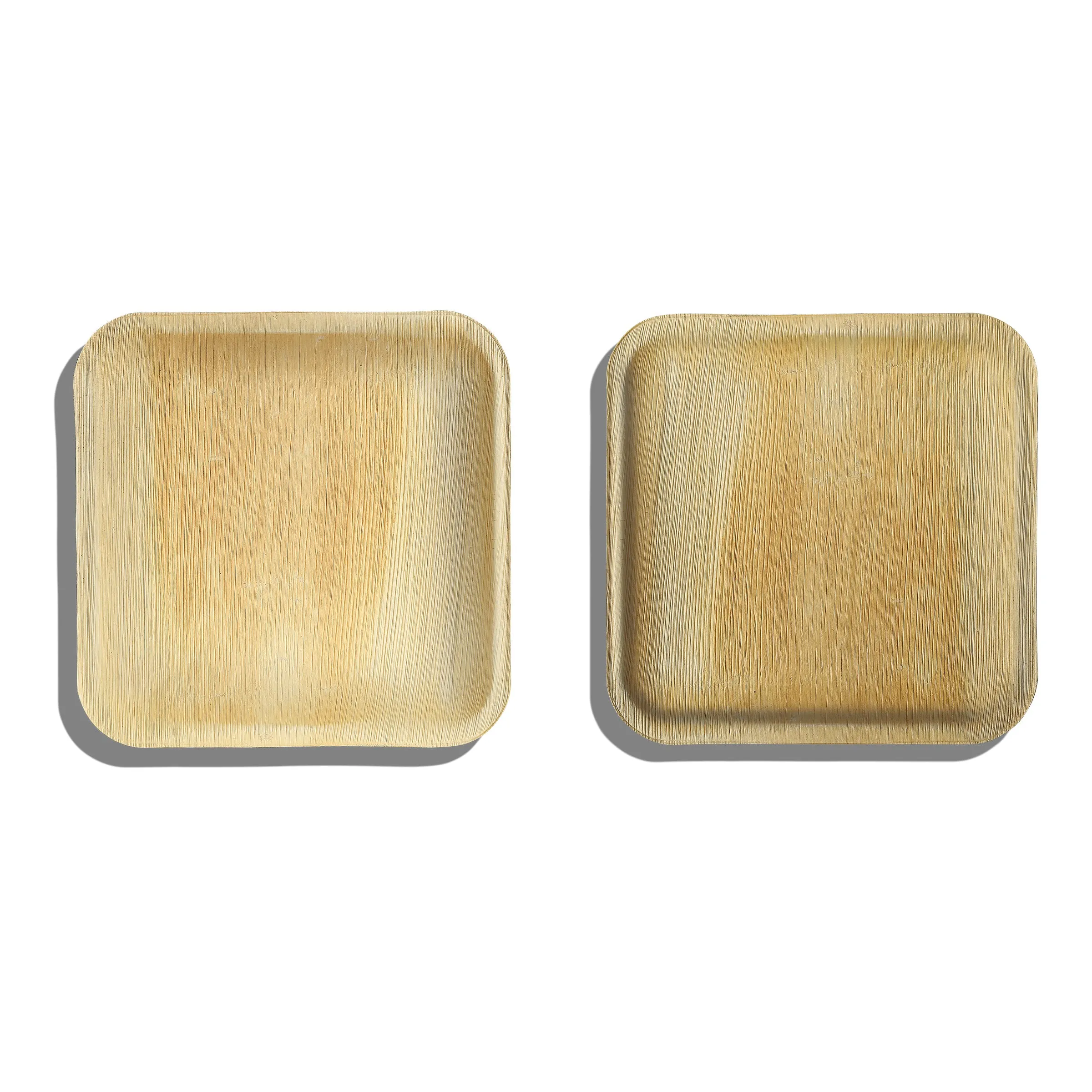 8 Inch Square Disposable Palm Leaf Plates