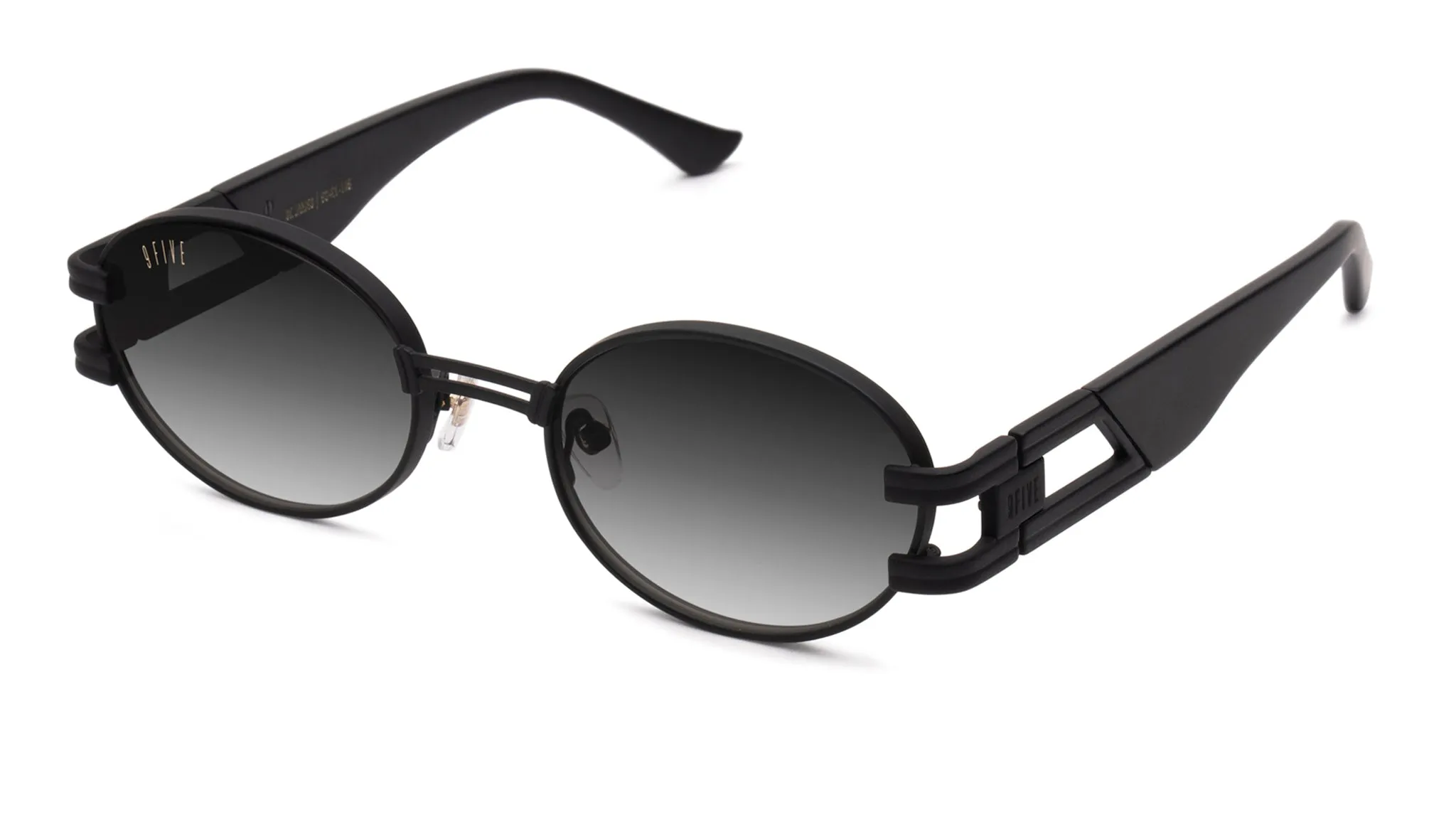 9FIVE St. James XL Matte Blackout - Gradient Sunglasses