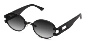 9FIVE St. James XL Matte Blackout - Gradient Sunglasses