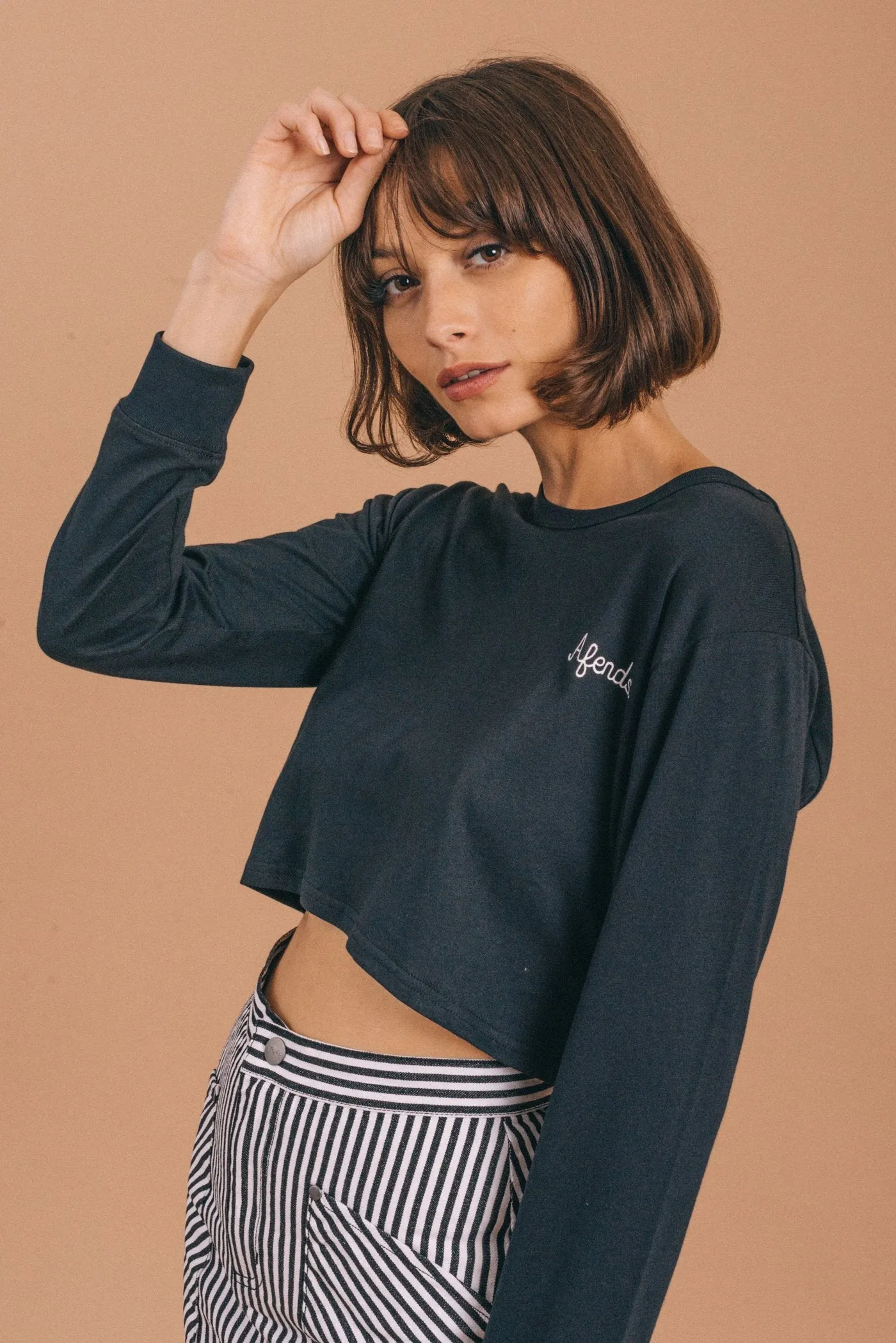 Afends Womens Hellion - Long Sleeve Tee