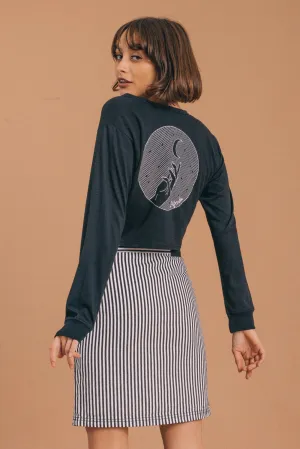 Afends Womens Hellion - Long Sleeve Tee