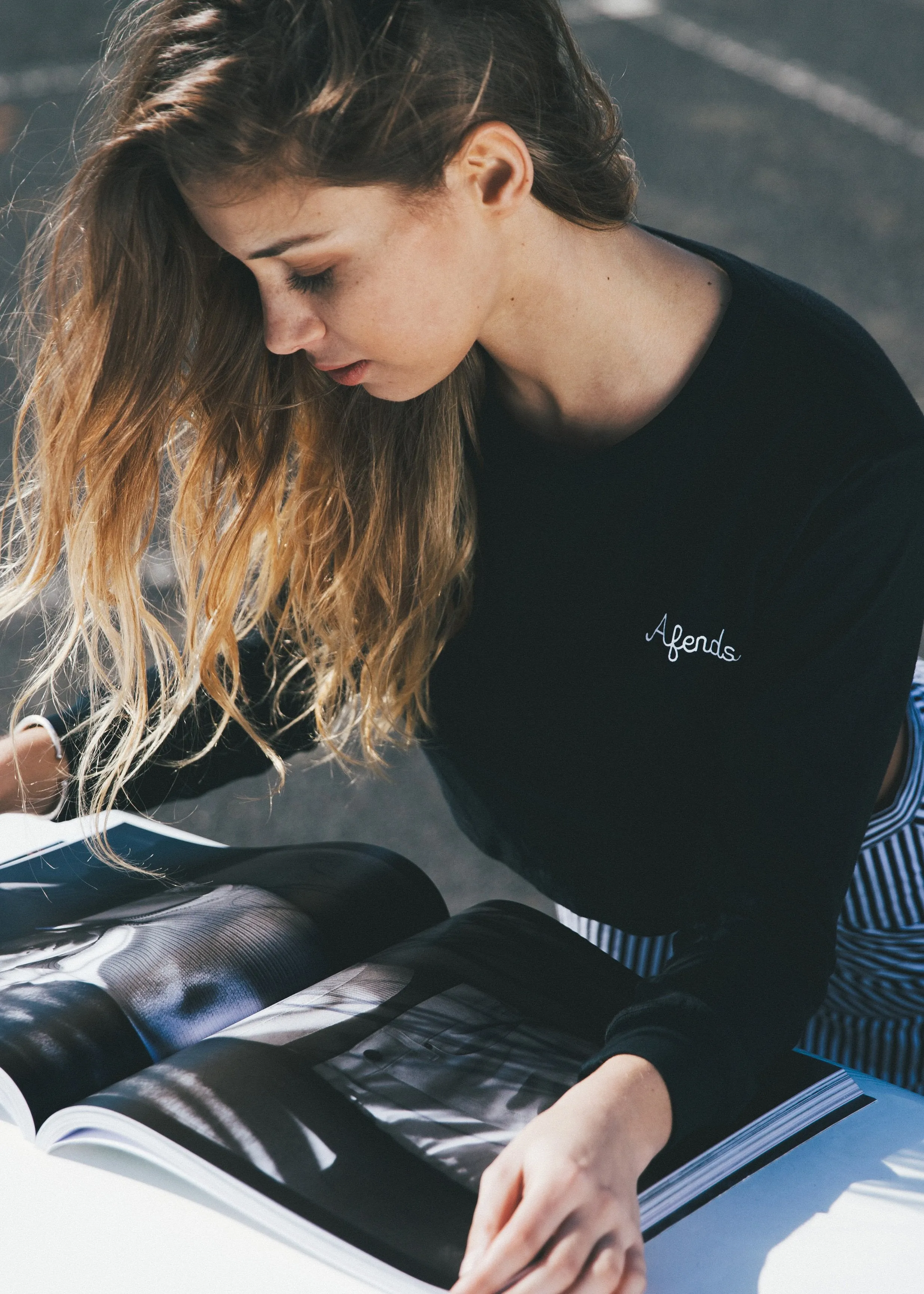 Afends Womens Hellion - Long Sleeve Tee