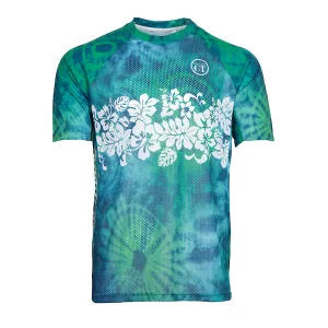Aloha Green re-cycle short sleeve MTB jersey