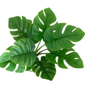 Artificial Simulation Fake Plant Green Turtle Back Thick Root Rain Leaves Good Quality Living Room Balcony Room Decoration