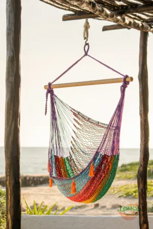 Authentic Mexican Hammock swing chair in our Colorina catalogue colour