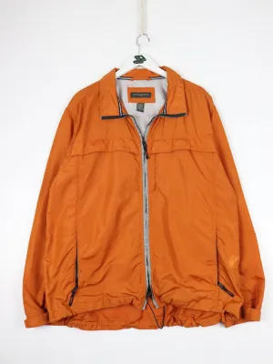 Banana Republic Windbreaker Mens XL Orange Jacket