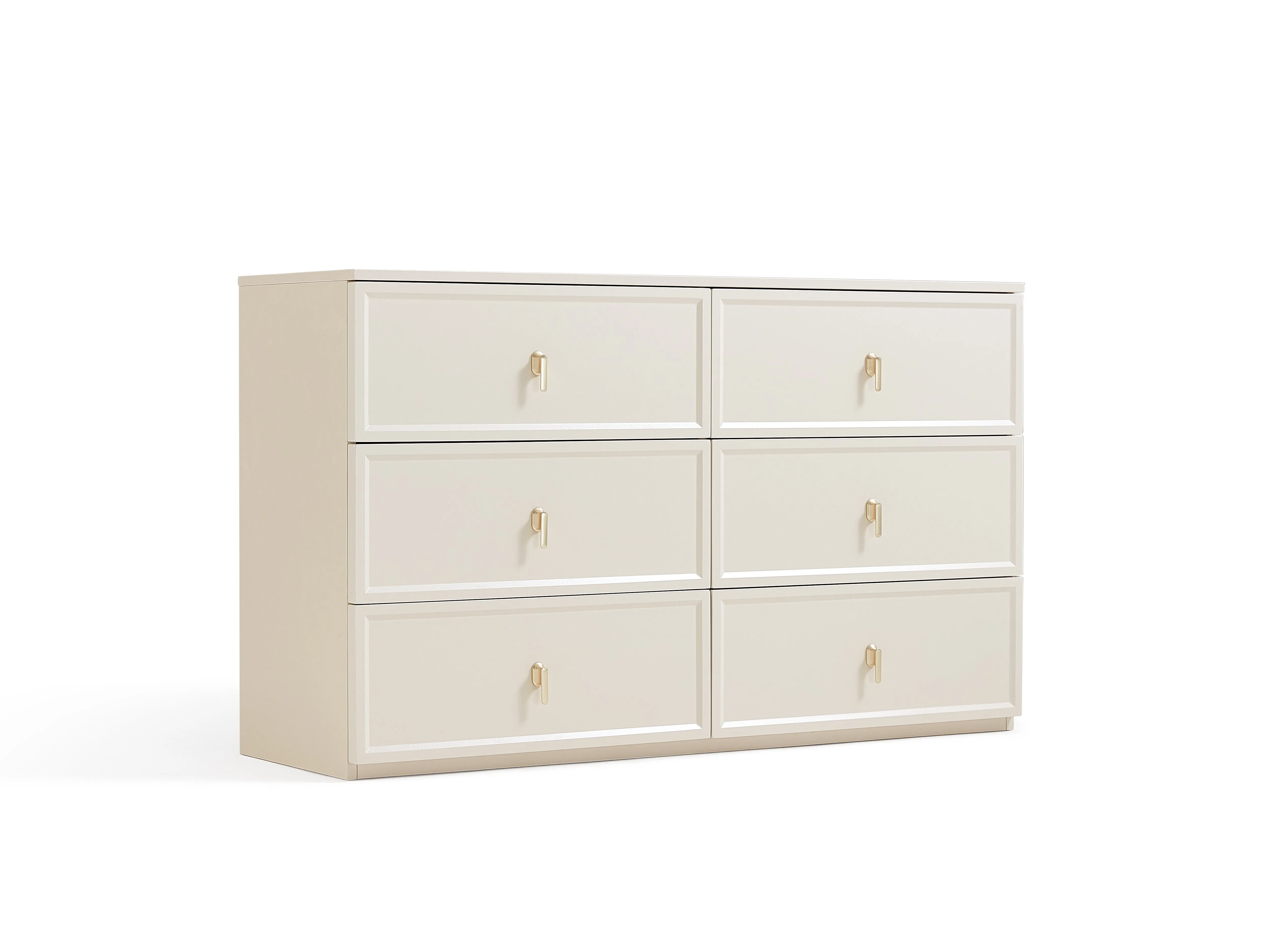 Beige Storage Drawer Chest