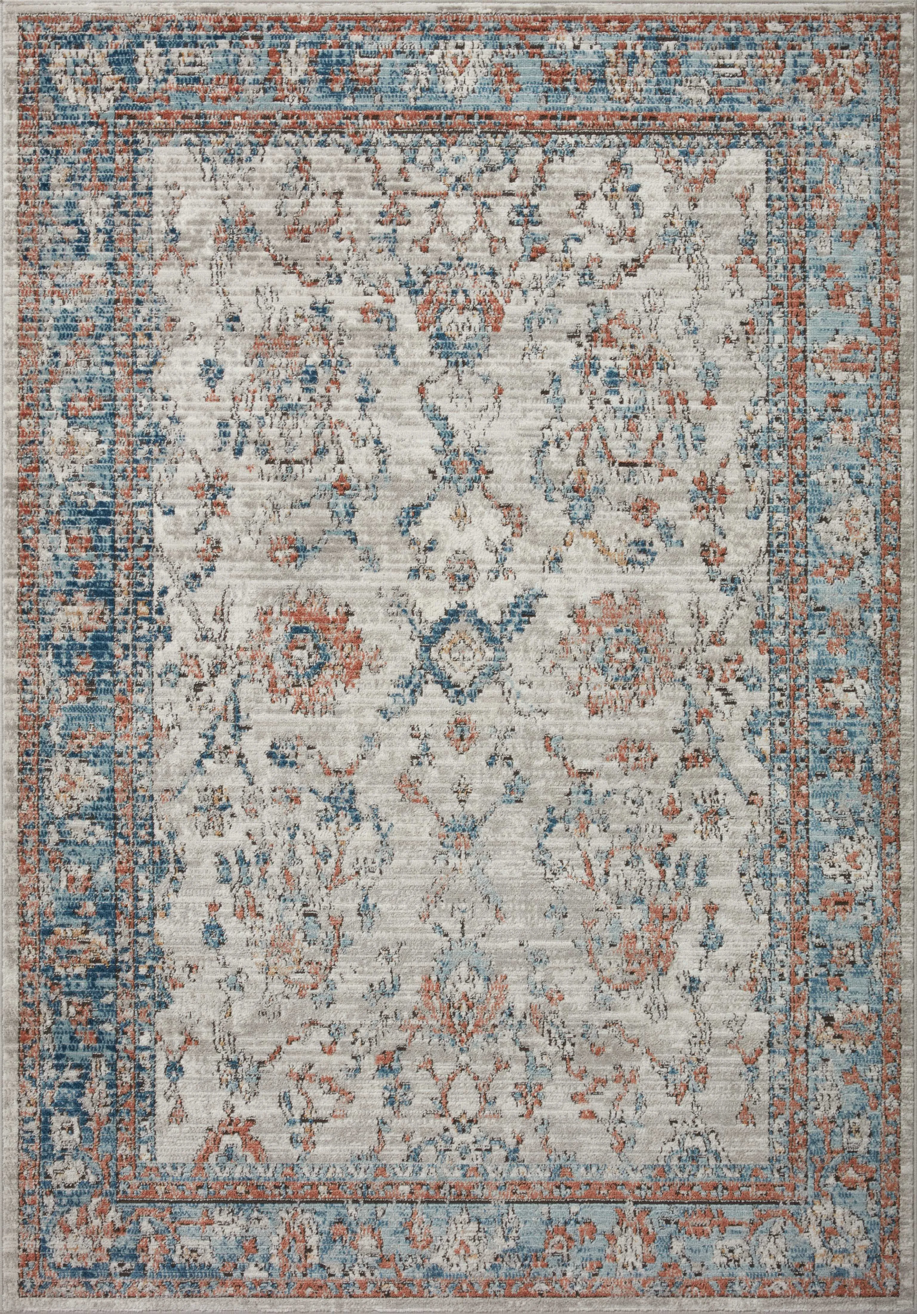 Bianca Rug in Dove & Multi