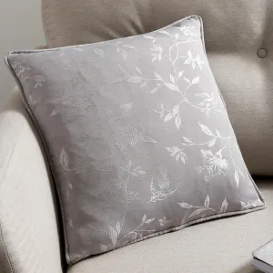Bird Trail Cushion by Curtina in Grey 43 x 43cm