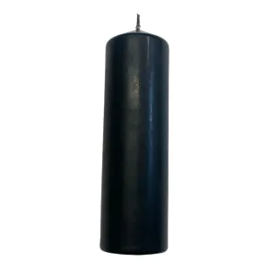 Black Column Candle 150mm