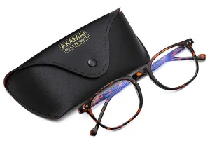 Blue Light Blocking Glasses - Computer Screen Bluelight Protection - Anti UV Glare - Buxton Model ( 2.0, Tortoise)
