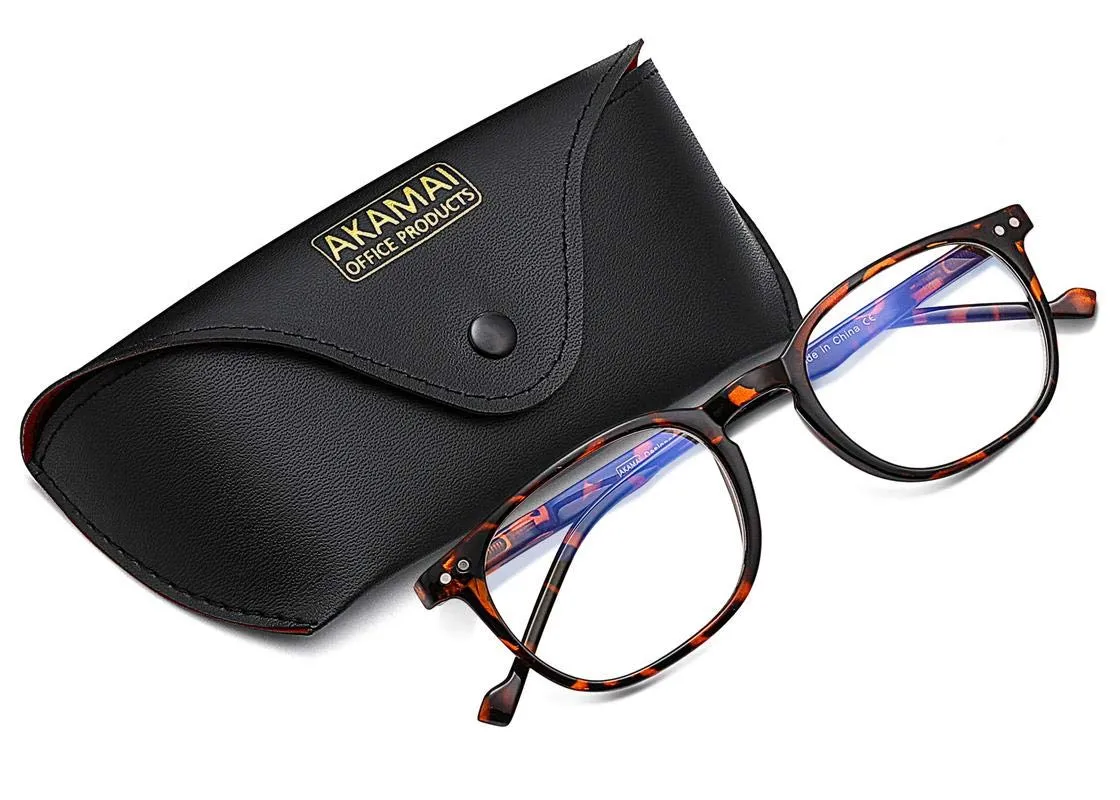 Blue Light Blocking Glasses - Computer Screen Bluelight Protection - Anti UV Glare - Buxton Model ( 2.0, Tortoise)