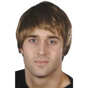 Brown Short Guy Character Wig