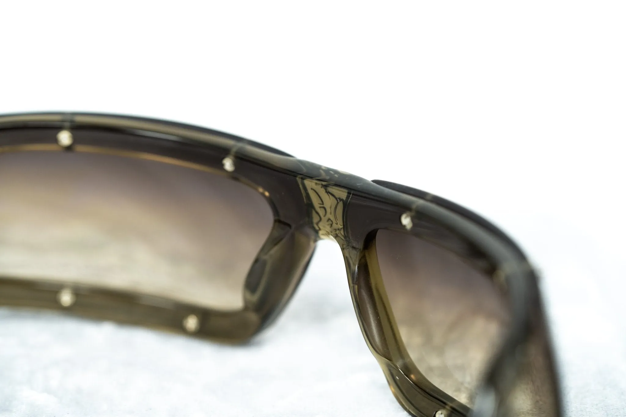 Buddhist Punk Sunglasses Rectangular Khaki and Brown