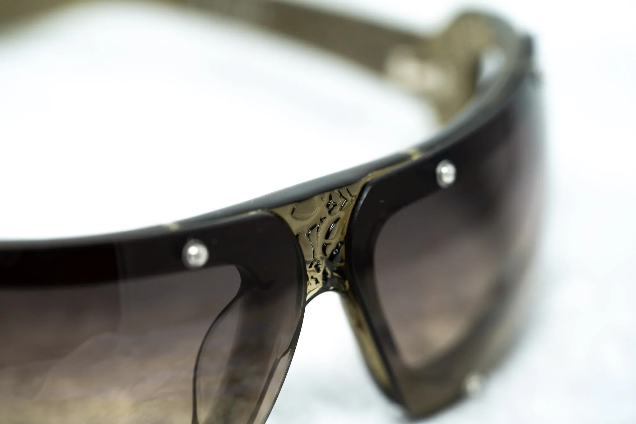 Buddhist Punk Sunglasses Rectangular Khaki and Brown