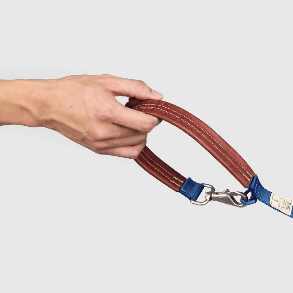 BUNDLE DEAL: Sputnik Nylon Dog Collar   Multifunctional Leash Set (Blue)
