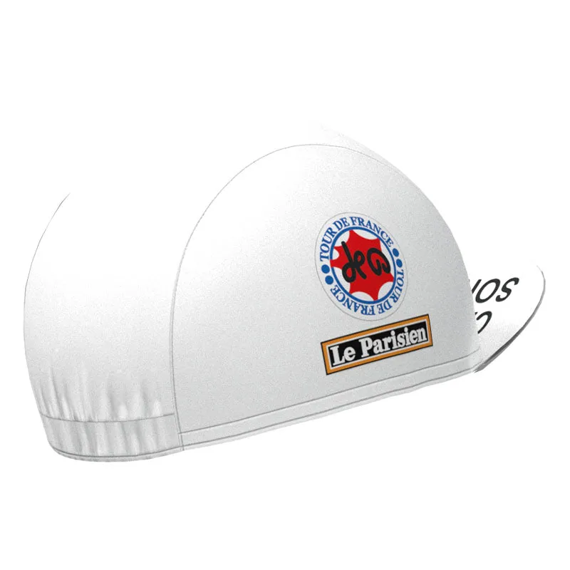 CAPRI White Retro Cycling Cap
