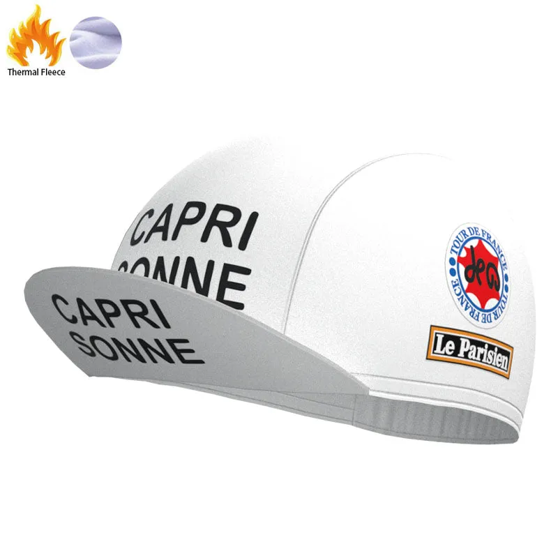 CAPRI White Retro Cycling Cap
