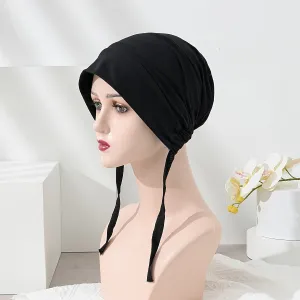 Chic Elastic Turban Hats Fashionable Lightweight Head Wraps