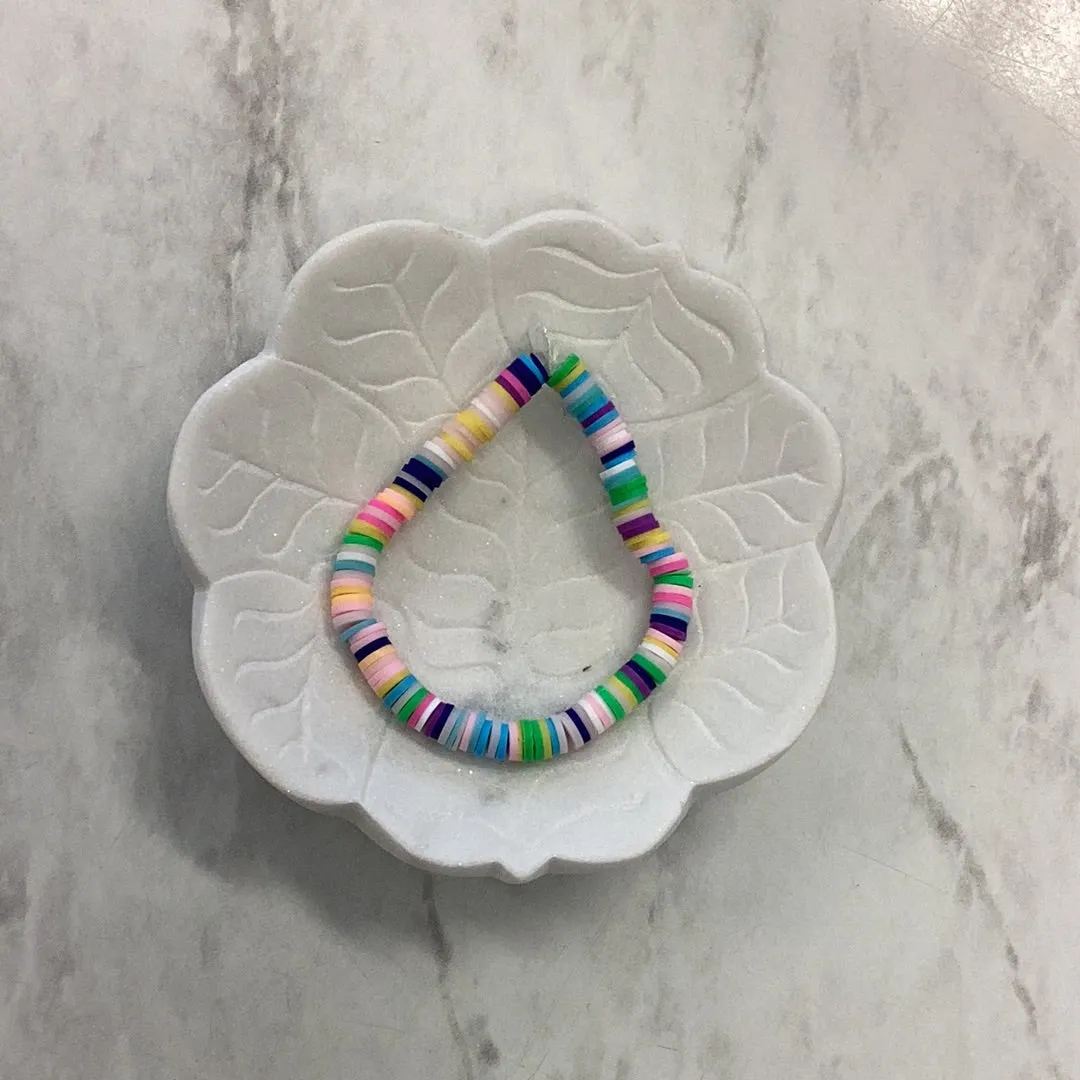 Clay Bead Bracelets - Rainbow Sea