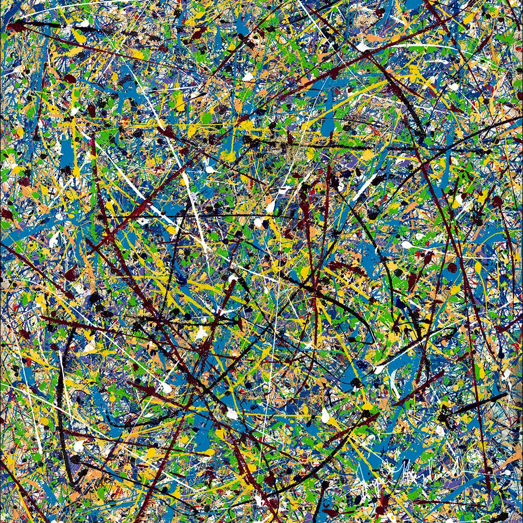 Cosmic Glee  (Embellished-Hand Signed by the Artist)