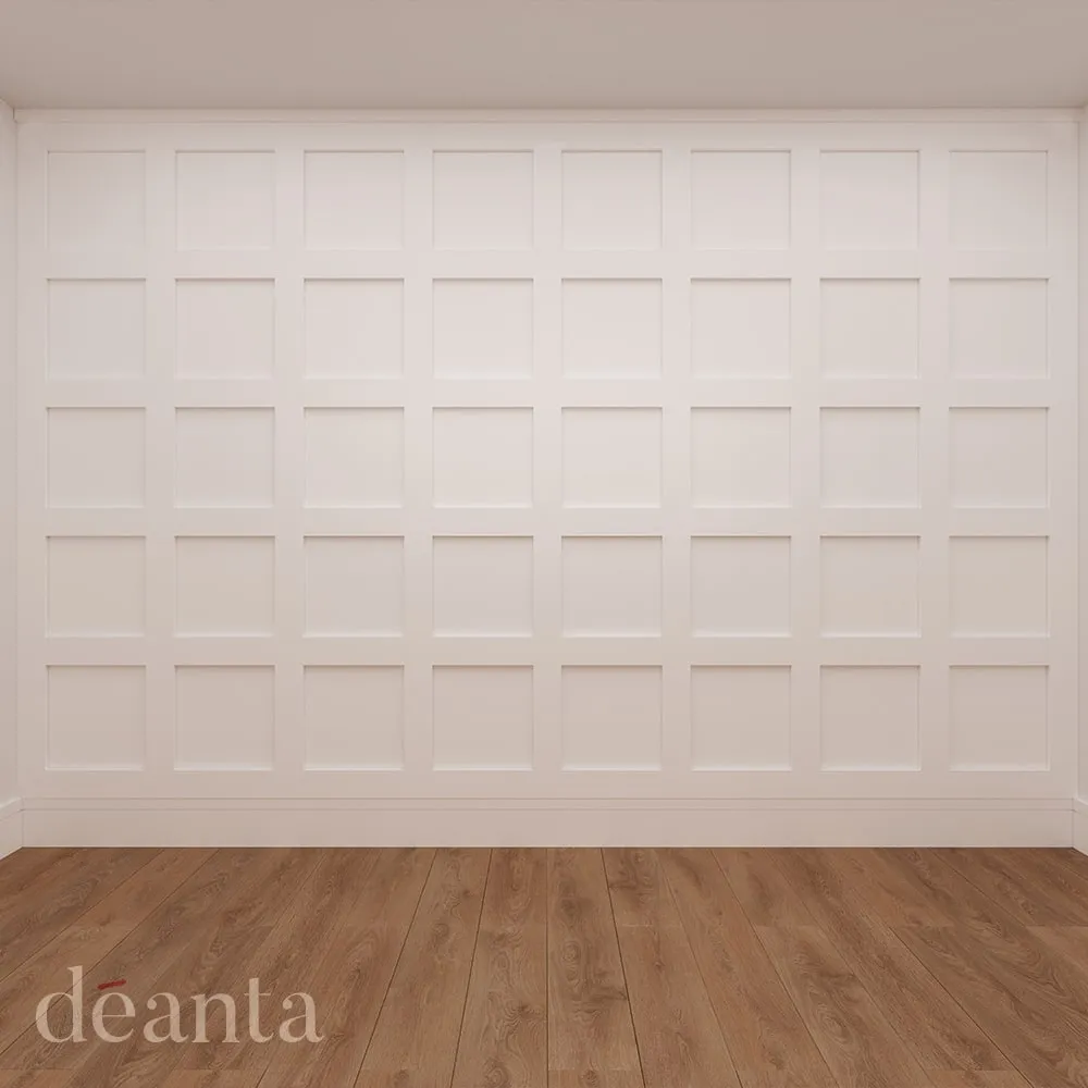 Deanta White Primed Shaker Wall Panelling