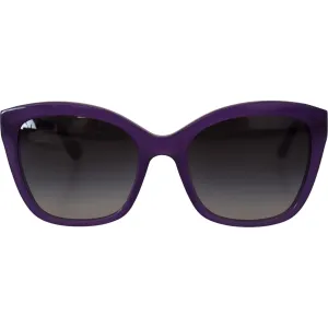 Dolce & Gabbana Elegant Purple Gradient Lens Sunglasses