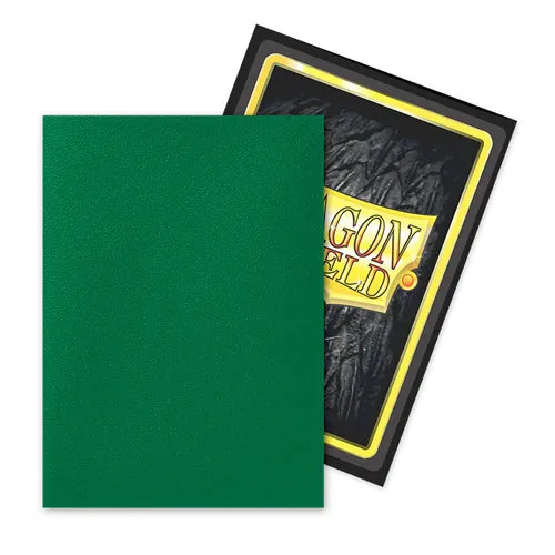 Dragon Shield -  Might Green - Dual Matte Standard Size Sleeves 100Pk