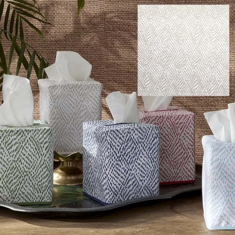 Duma Diamond Tissue Box Covers by Matouk Schumacher
