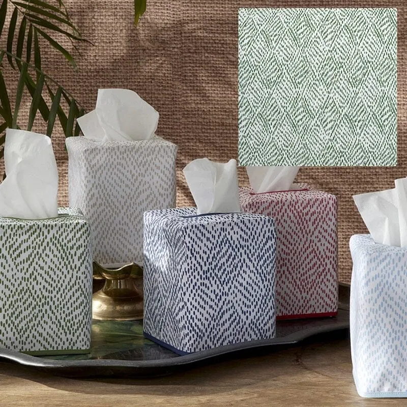 Duma Diamond Tissue Box Covers by Matouk Schumacher