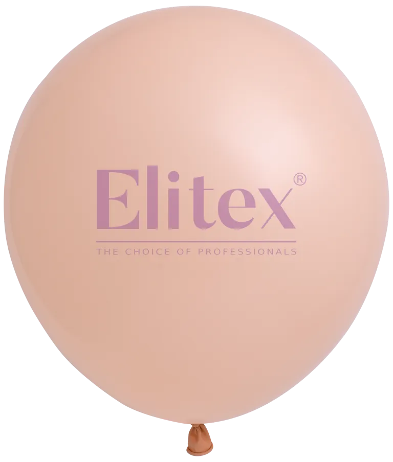 Elitex 12" Pastel Beige Latex Balloon 50ct