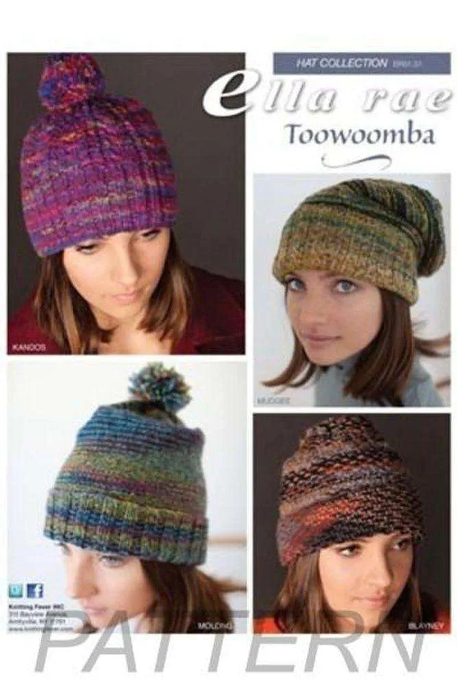 Ella Rae Toowoomba Hat Collection PATTERN ONLY