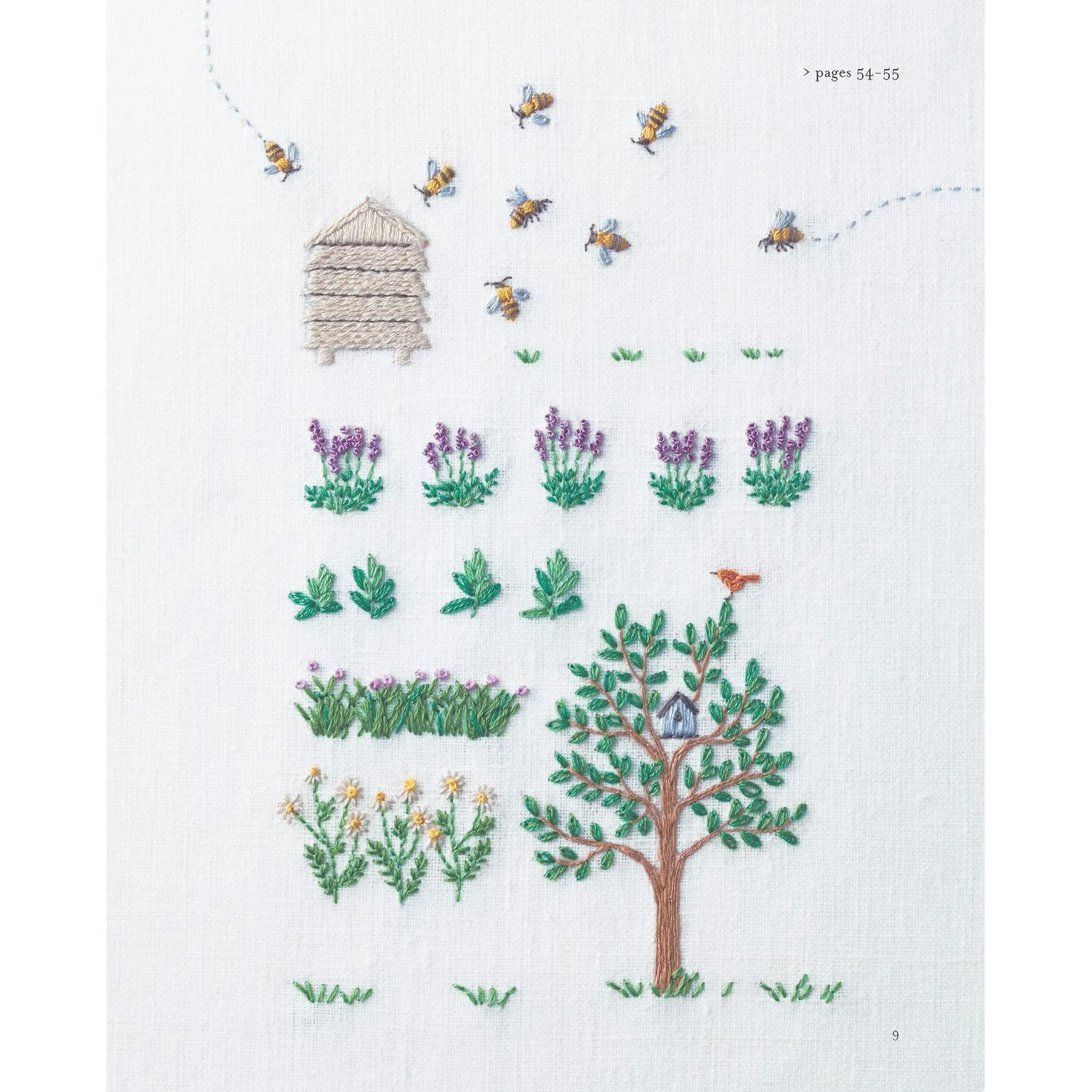 Embroidered Kitchen Garden
