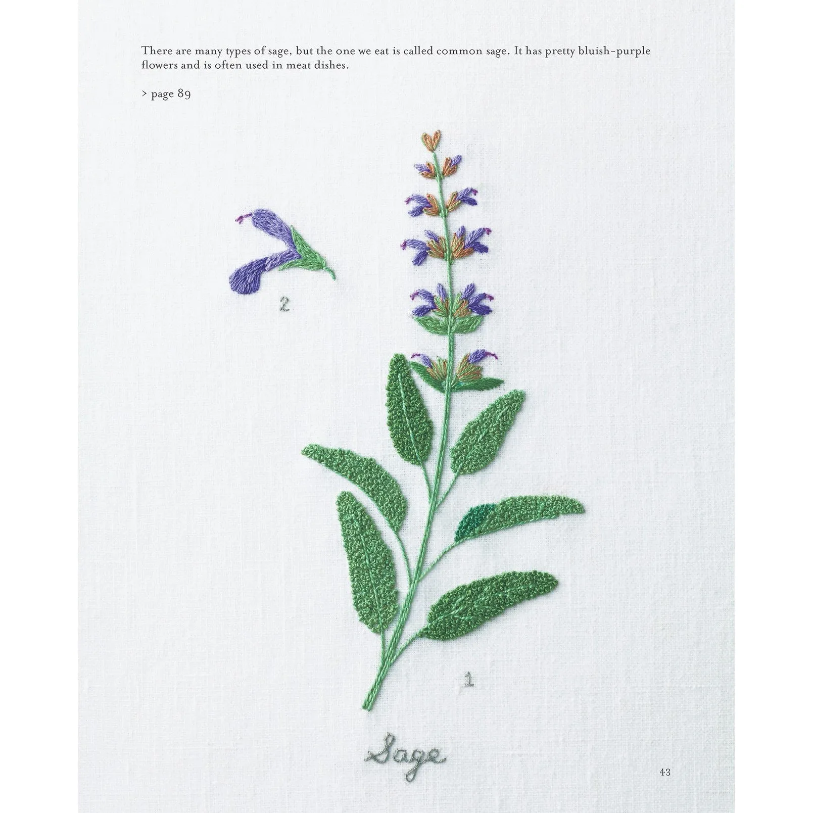 Embroidered Kitchen Garden
