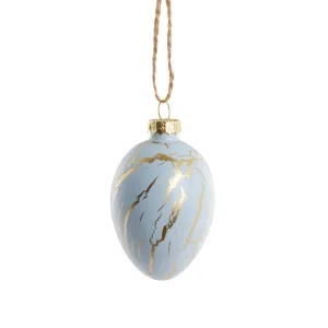 Fella Egg ORNAMENT H7 cm. light blue