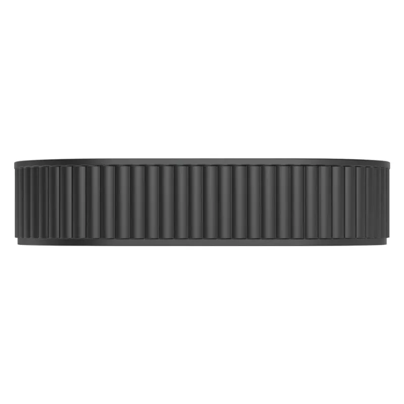 Fienza Minka Pill Solid Surface Above Counter Basin - Matte Black