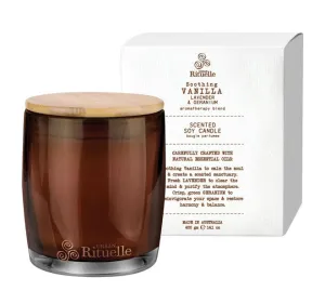 Flourish Organics 400g Scented Soy Candle Vanilla