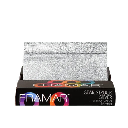 Framar Star Struck Silver Pop Up Foil 25 Sheet Sample Pack