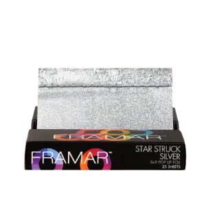 Framar Star Struck Silver Pop Up Foil 25 Sheet Sample Pack