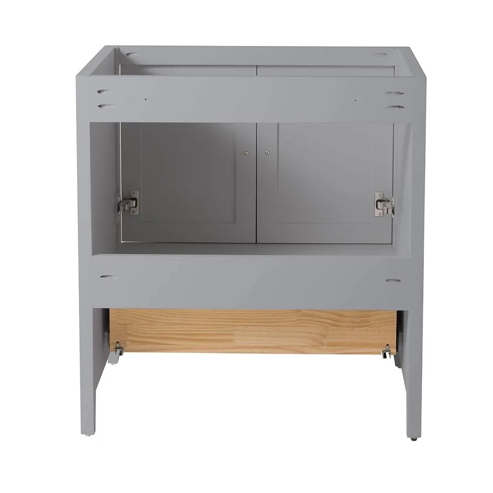 Fresca FCB2030GR Oxford 30" Grey Traditional Bathroom Cabinet