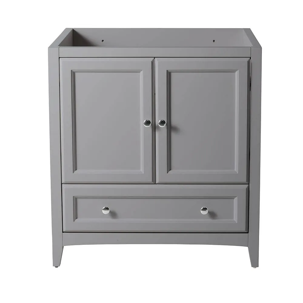 Fresca FCB2030GR Oxford 30" Grey Traditional Bathroom Cabinet