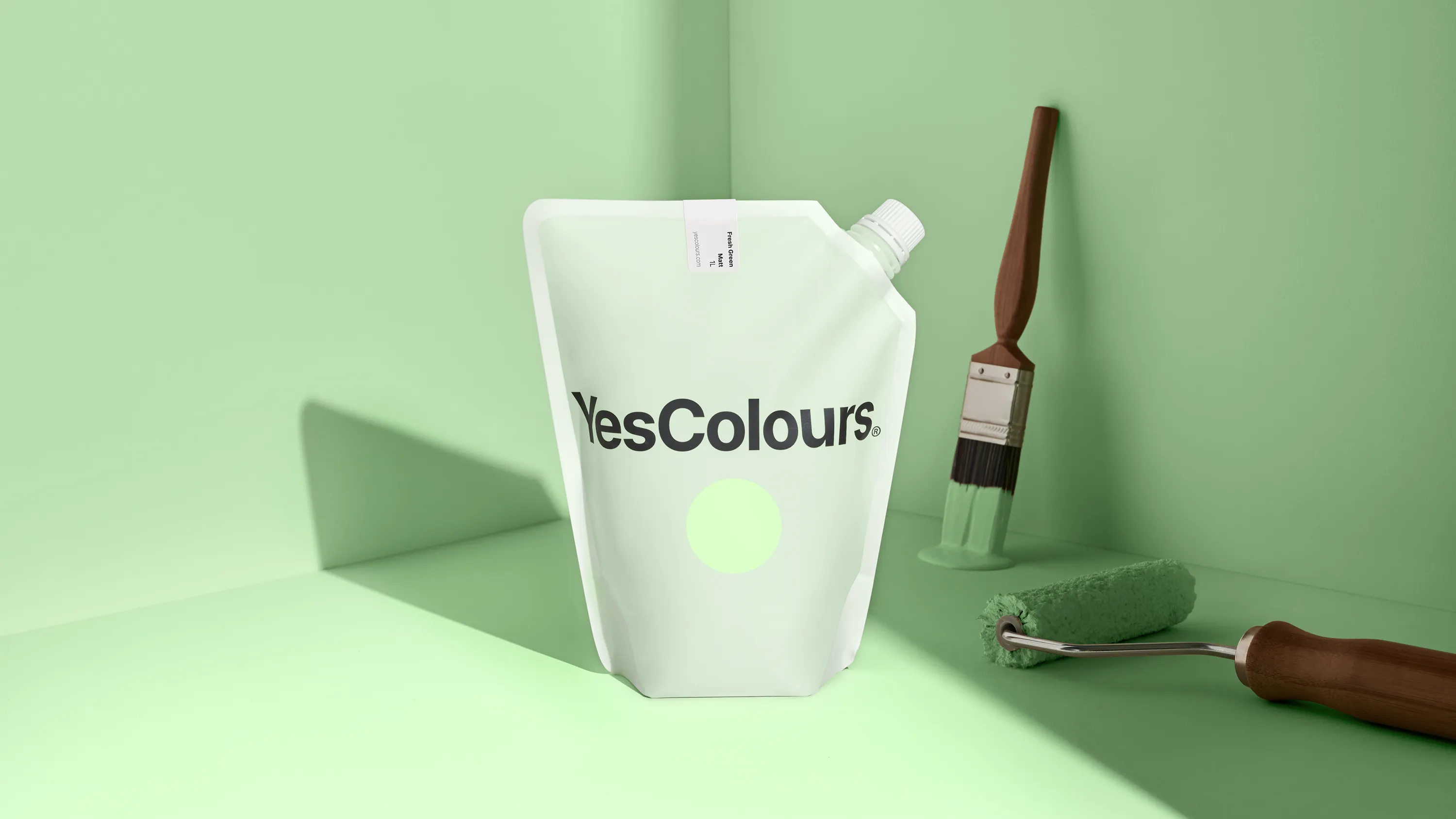 Fresh Green matt emulsion paint