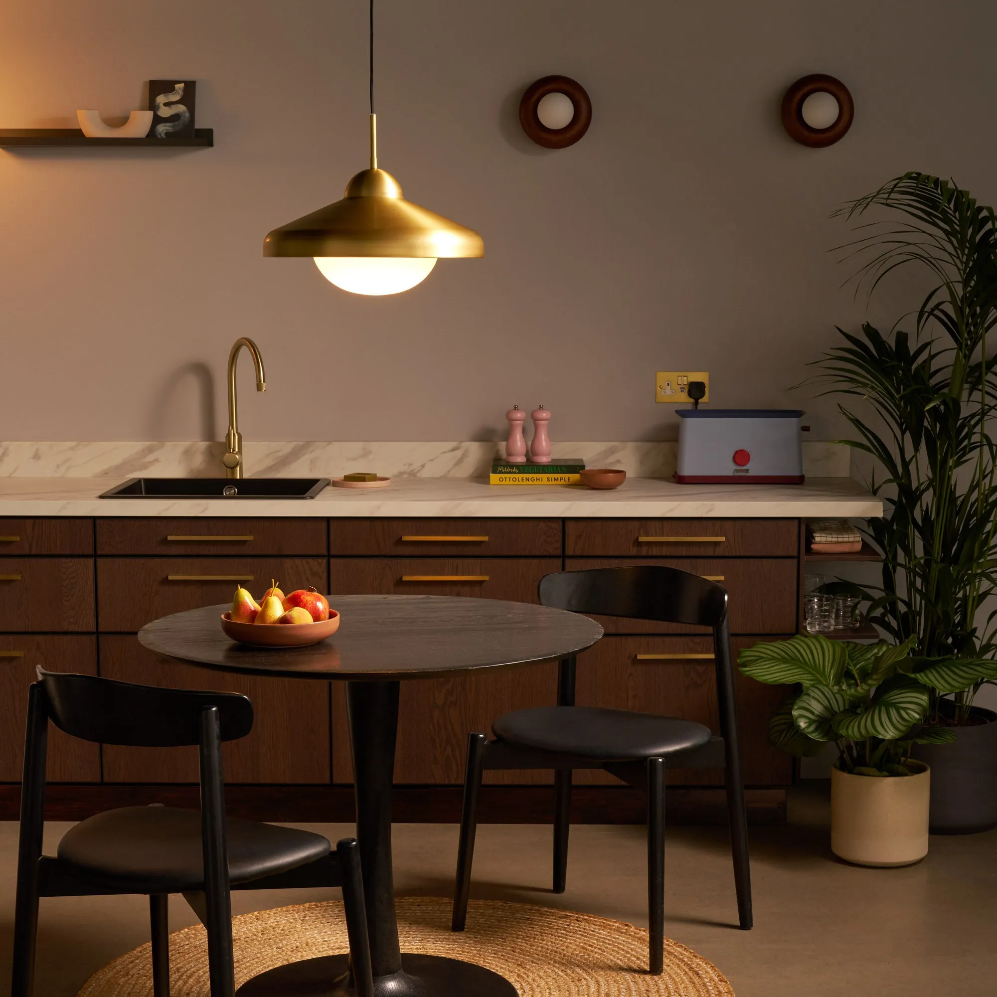 FREYA Pendant Ceiling Light - Brass