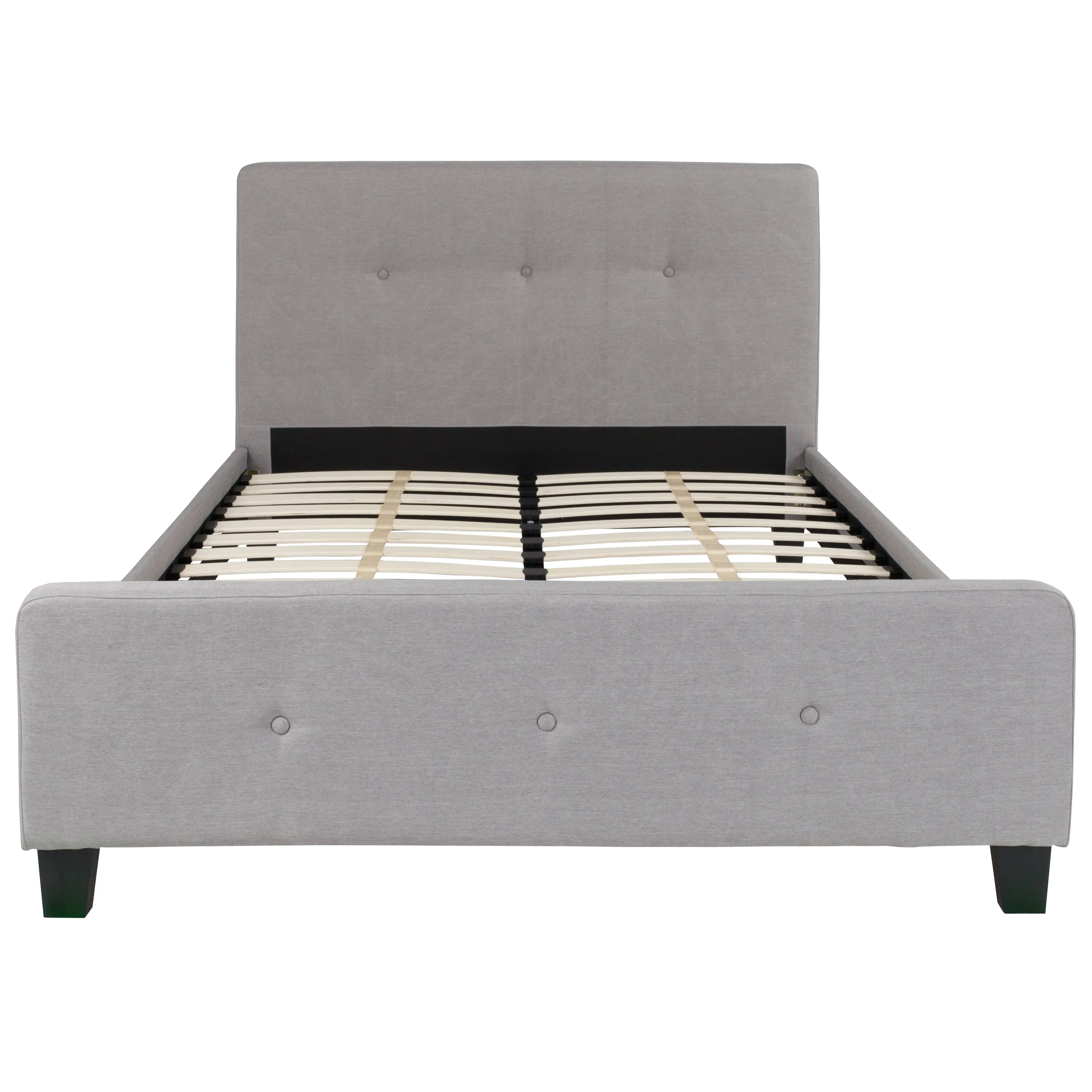 Full Platform Bed-Light Gray HG-26-GG
