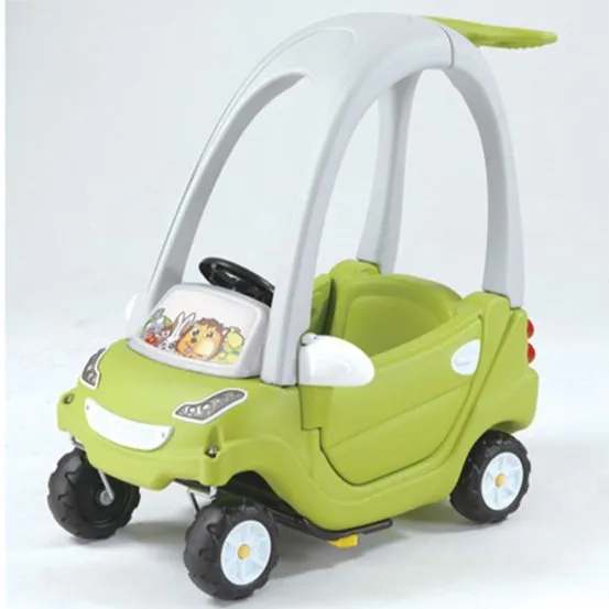 Green Coupe Car