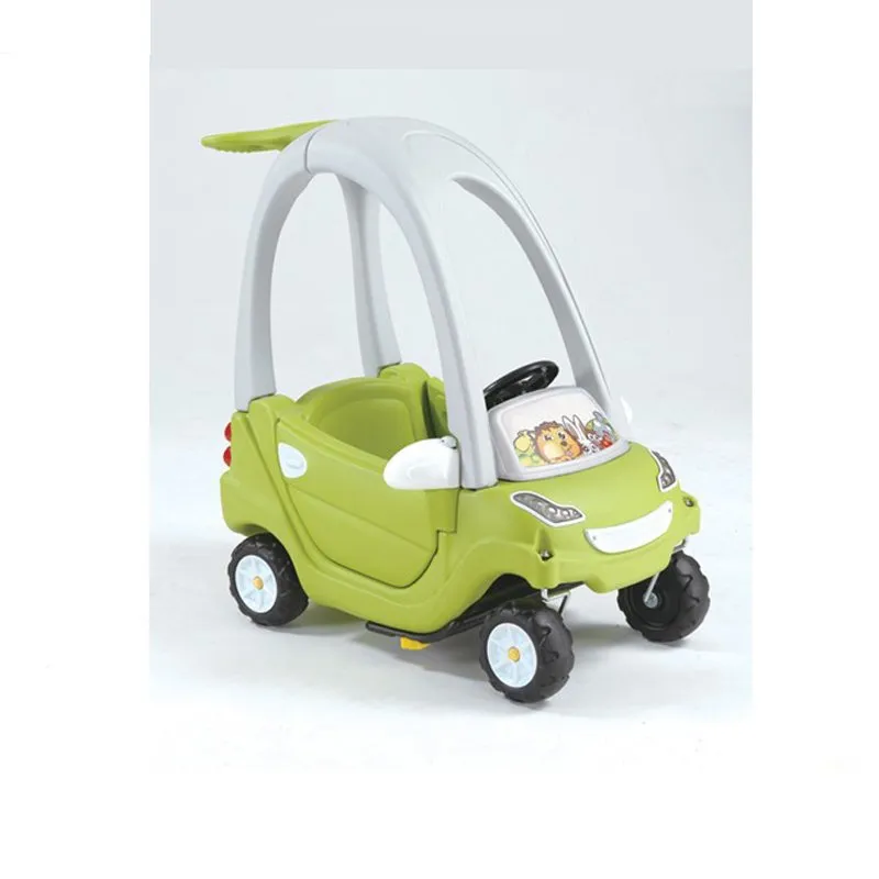 Green Coupe Car